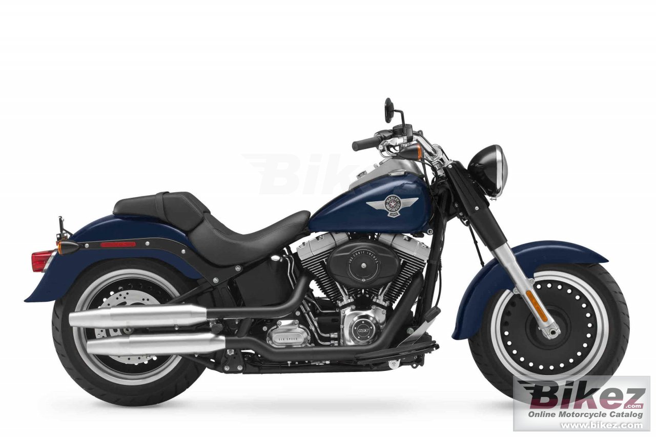 Big Harley-Davidson flstfb softail fat boy lo picture and wallpaper from Bikez.com